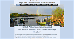Desktop Screenshot of fischereihof-liebe.de