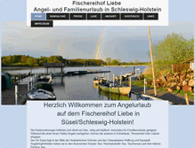 Tablet Screenshot of fischereihof-liebe.de